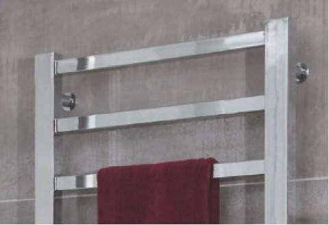 Tuzio Milano Hardwired or Plug-in Bathroom Towel Warmer Heater - 23.5