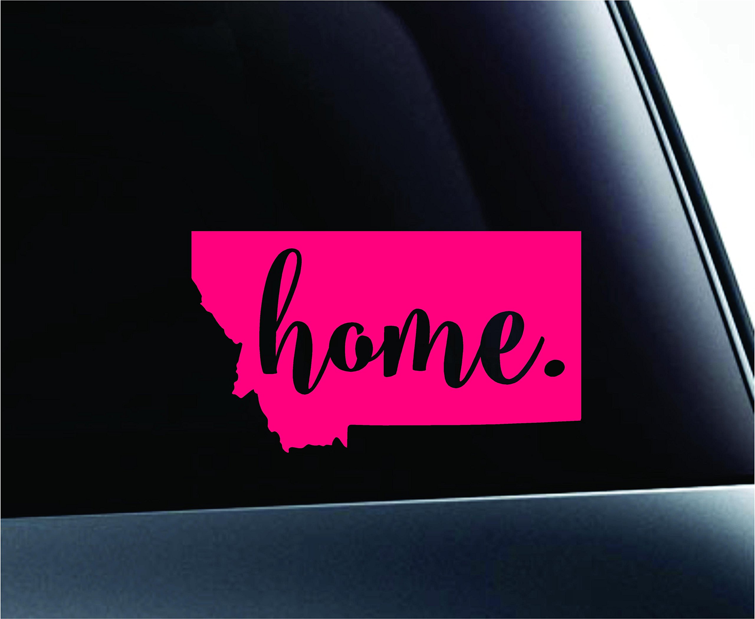 Montana State Helena Sticker - Pink Decal for Car, Laptop & More