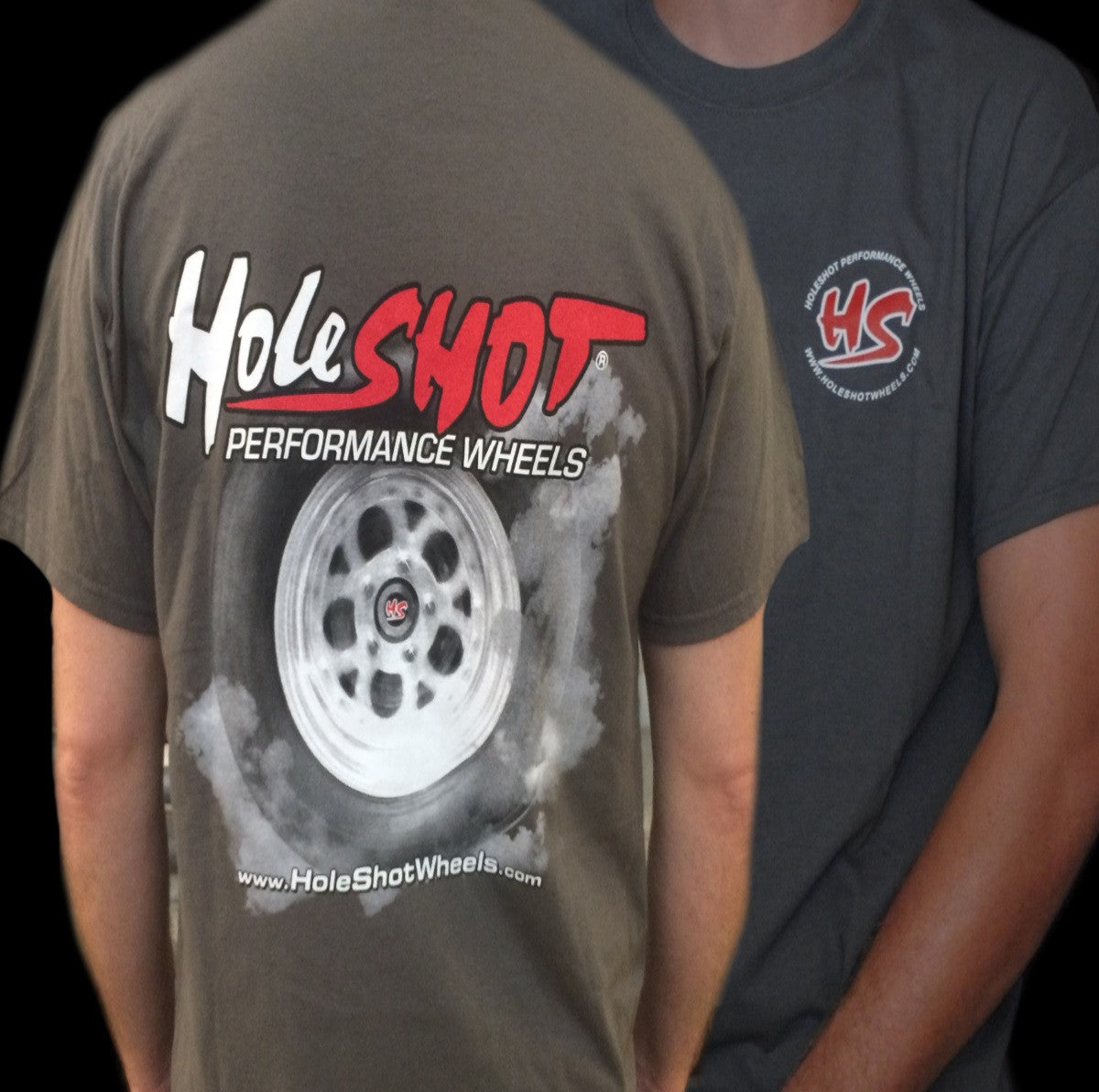 Holeshot Burnout Graphic T-Shirt for Men - Stylish Grey Cotton Tee - Perfect for Motorcycle Riders, Car Enthusiasts & Casual Streetwear