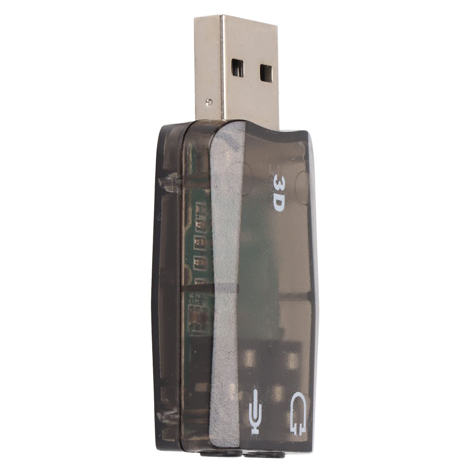 Premium USB External Sound Card Adapter for Laptop - High-Quality Audio Converter with Noise Reduction | Perfect for Online Meetings, Gaming & Music Streaming