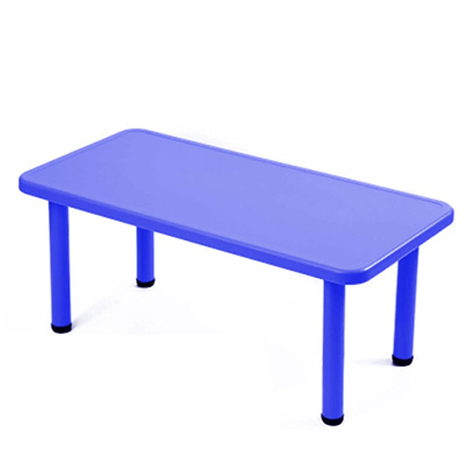 Kids Table and Chair Set - Adjustable Study Desk for Toddlers, Kindergarten Learning & Dining Furniture, Ergonomic Children's Activity Table (Blue) - Perfect for Homeschooling, Playroom & Mealtime