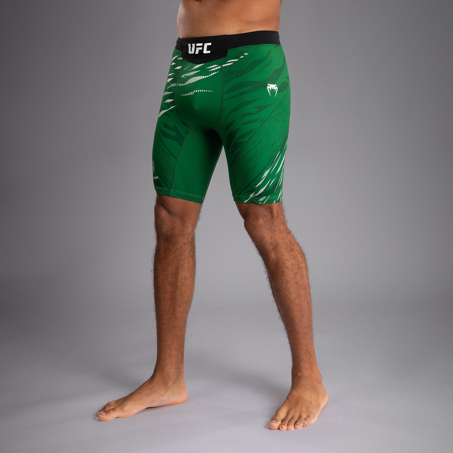 Venum UFC Fusion Authentic Men's Vale Tudo MMA Shorts - Green | Official Fight Night Gear for Training & Competition