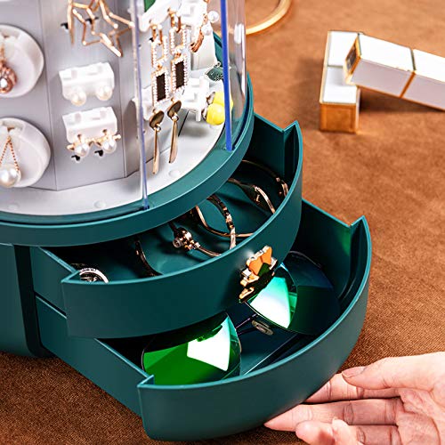 Large Jewelry Storage Box - Portable & Spacious for Home & Travel