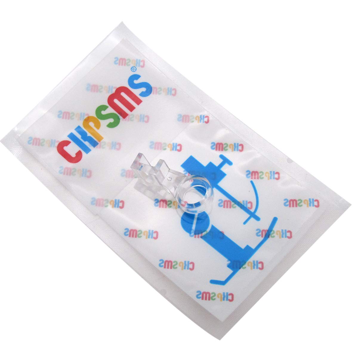 CKPSMS KP-19063 Clear Ruler Foot Frame - Low Shank Quilting & Embroidery Presser Foot for Sewing Machines - Perfect for Free Motion Quilting, Embroidery Designs, and Ruler Work