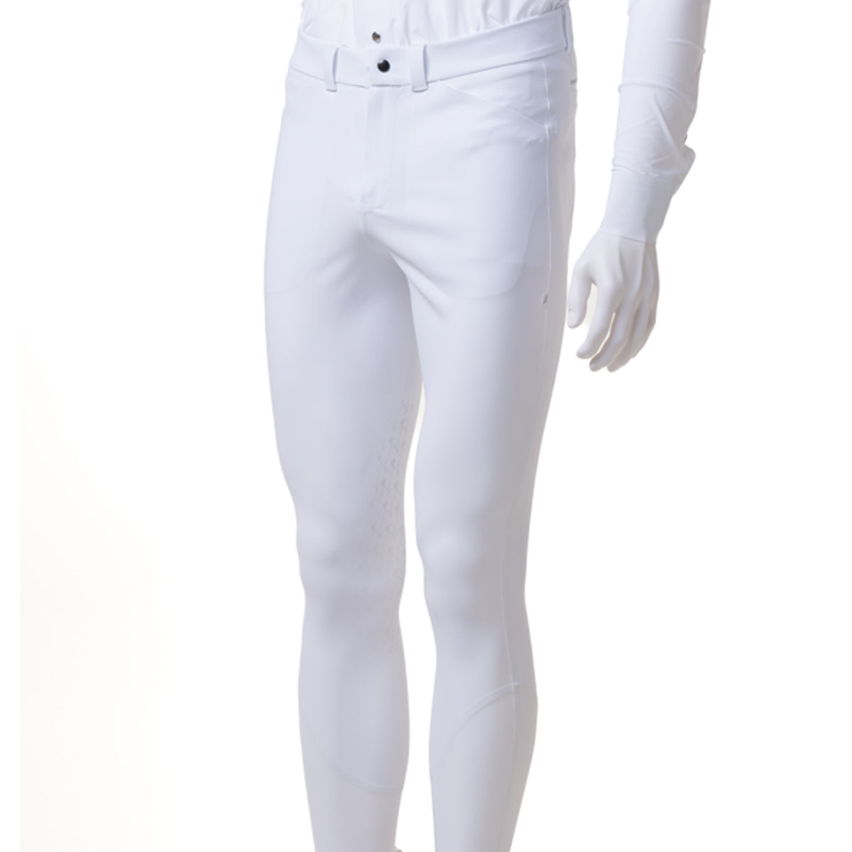 Freejump Men's Milo Knee Grip Breeches - Equestrian Riding Pants for Horseback Riding & Show Jumping - Comfortable Stretch Fabric for Training & Competition