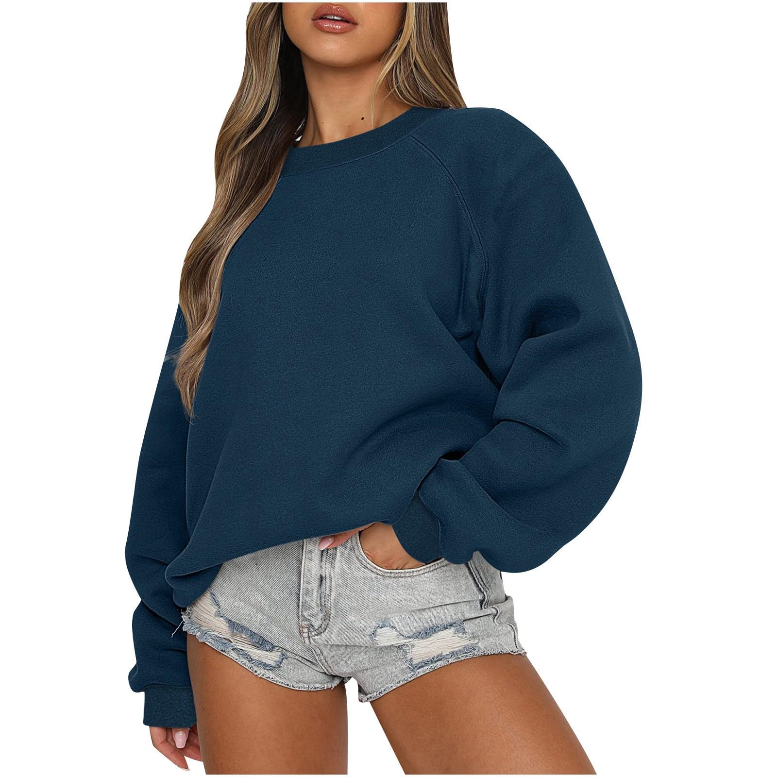 Women's Oversized Fleece Hoodie - Comfy Pullover Sweatshirt for Fall & Winter