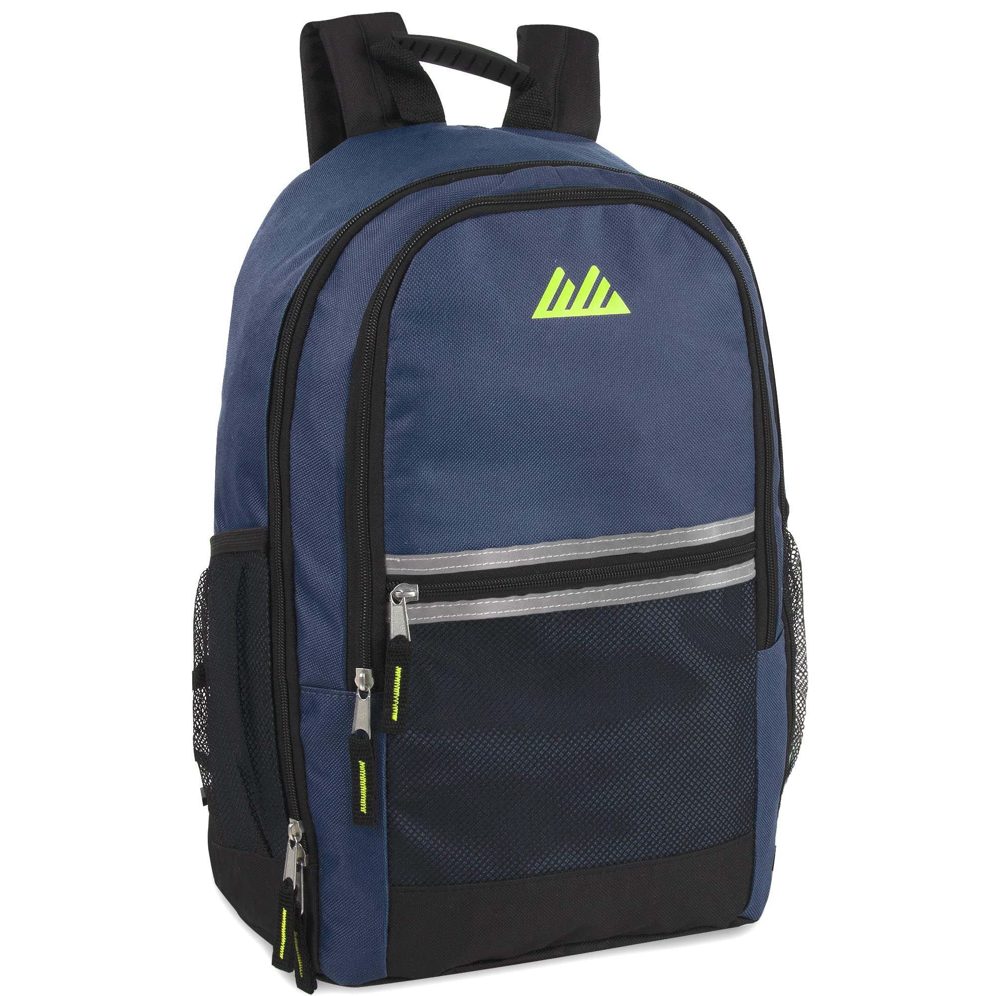 12 Pack 18 Inch Bulk Backpacks with Stationery Supplies - Preassembled Backpacks with Essential Office Supply Kit (Male Assortment) - Perfect for School, Work, Travel & Gifts