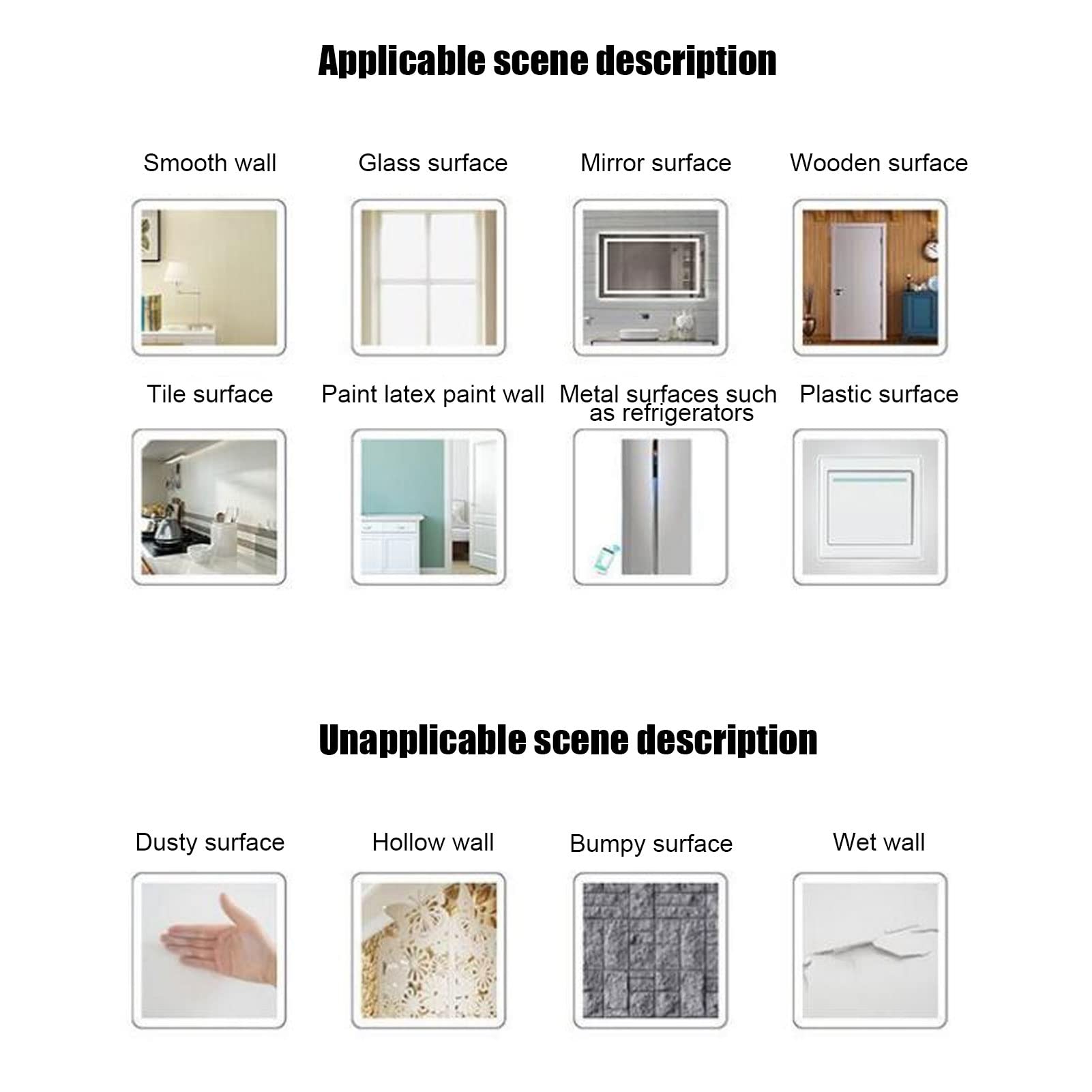 EXCLUZO Waterproof PVC Vinyl Wall Stickers - Durable Salon Wall Decals for Nail Salons, Windows & Home Decor | Stylish & Long-Lasting Peel & Stick Wall Art for Bedroom, Living Room & Office Spaces
