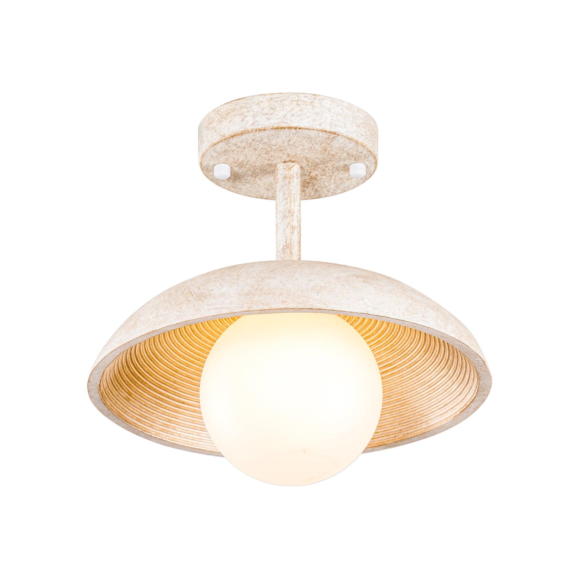 1-Light Iron Farmhouse Pendant Lighting - Rustic Industrial Ceiling Light Fixture for Kitchen Island, Dining Room & Entryway