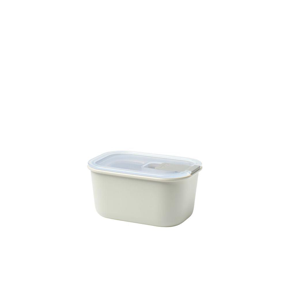EasyClip Airtight Food Storage Container - 450mL (15.2 oz) BPA-Free Plastic Meal Prep Container with Secure Locking Lid - Ideal for Lunch Box, Meal Prep, Pantry Organization & Leftovers Storage - White