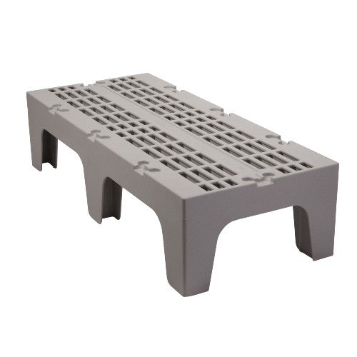 Cambro DRS480 480 Dunnage Rack - 48 x 21 x 12 Inch Polypropylene Storage Shelf for Restaurant, Kitchen & Warehouse Organization