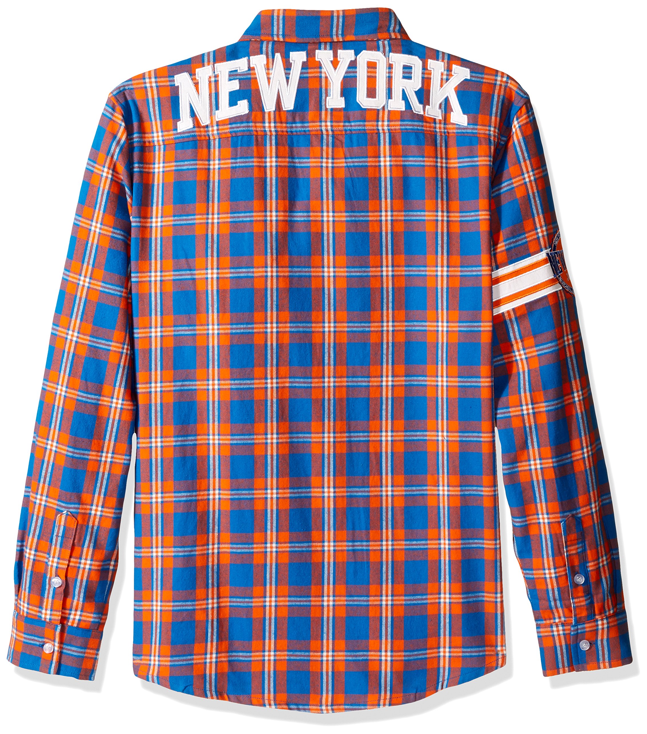 FOCO NBA Atlanta Hawks Men's Wordmark Flannel Shirt - Officially Licensed NBA Apparel for Basketball Fans - Perfect for Game Day, Casual Wear & Sports Events