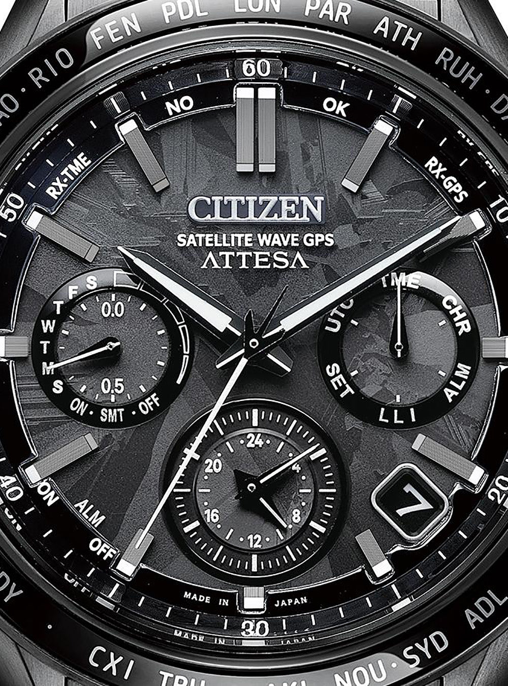 CITIZEN ATTESA ACT LINE HAKUTO-R Super Titanium GPS Watch CC4067-66E Limited Edition Japan JDM - Perfect for Luxury Collectors & Outdoor Adventures