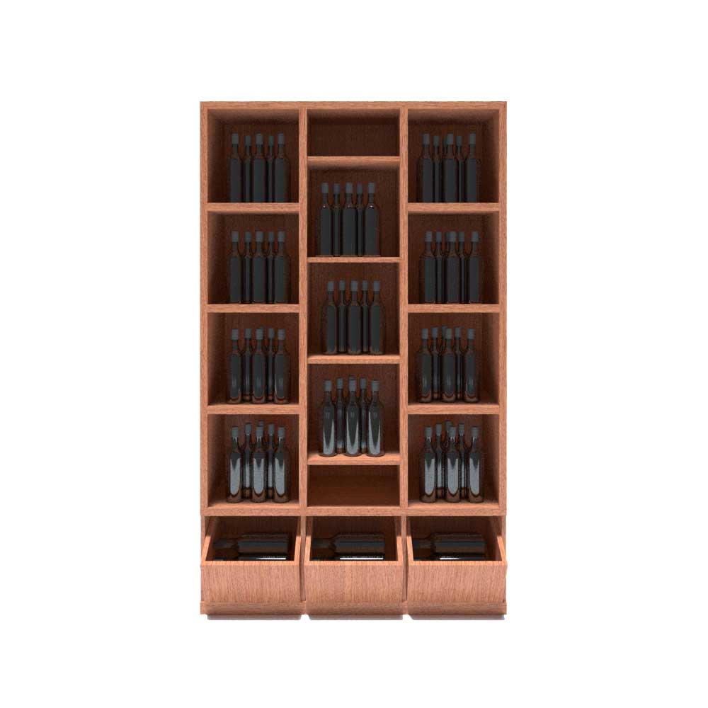 Adjustable Shelf and Bin Display Organizer for Retail Stores - Perfect for Product Showcase and Storage Organization