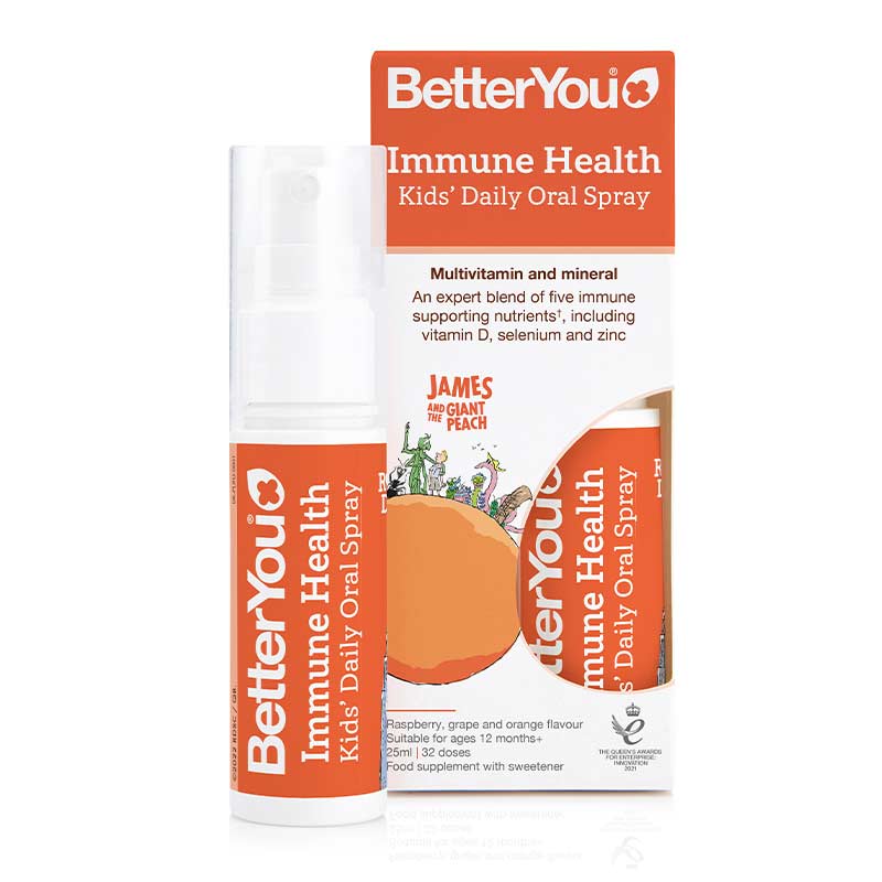 Better You Kids Immune Health Oral Spray - Boosts Immunity for Children - Perfect for School, Travel & Daily Wellness