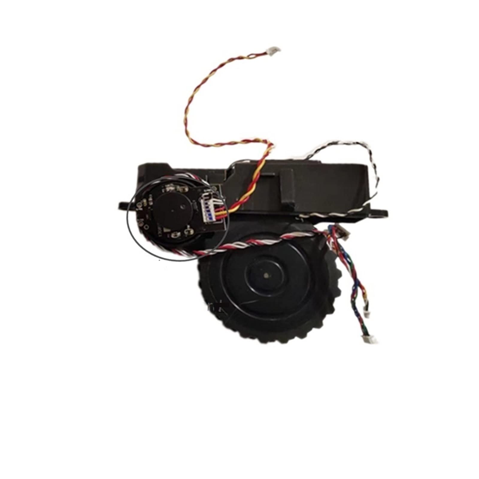 Conga 3090 3092 S3090 Robot Vacuum Cleaner Replacement Left Wheel - Black Spare Part Accessory for Robotic Vacuum Cleaners | Perfect for Home Cleaning & Maintenance