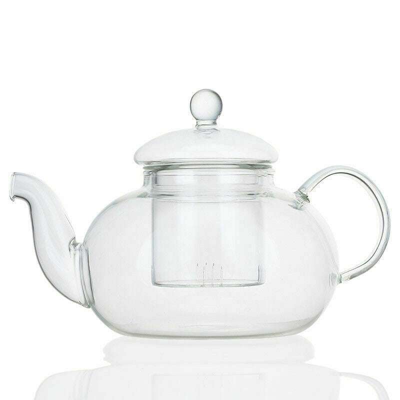 10-Piece Wholesale Gongfu Chinese Ceremony Tea Set - 6 Glass Cups with Infuser & Tealight Candle Warmer Pot - Perfect for Home, Office & Traditional Tea Ceremonies