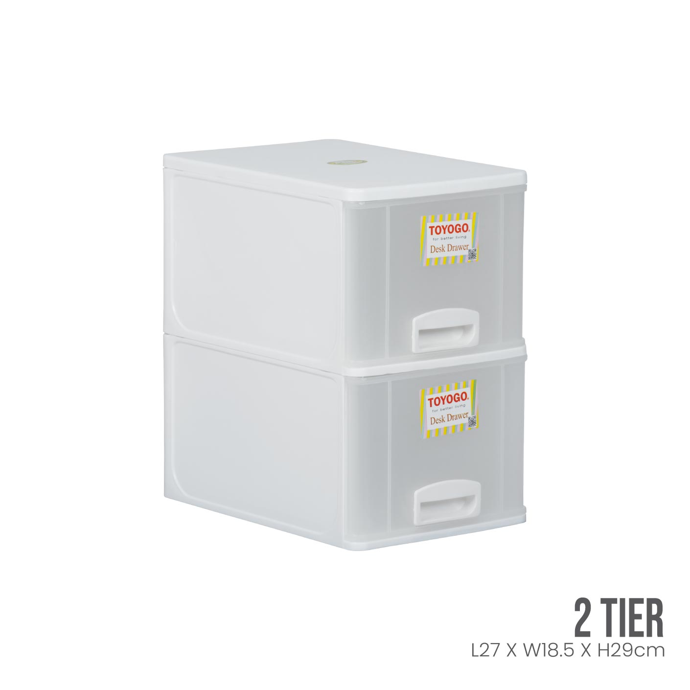 2 Tier Perfect CD Drawer Organizer (602 2) - Compact Storage Solution for CDs, DVDs & Media - Ideal for Home, Office & Entertainment Centers