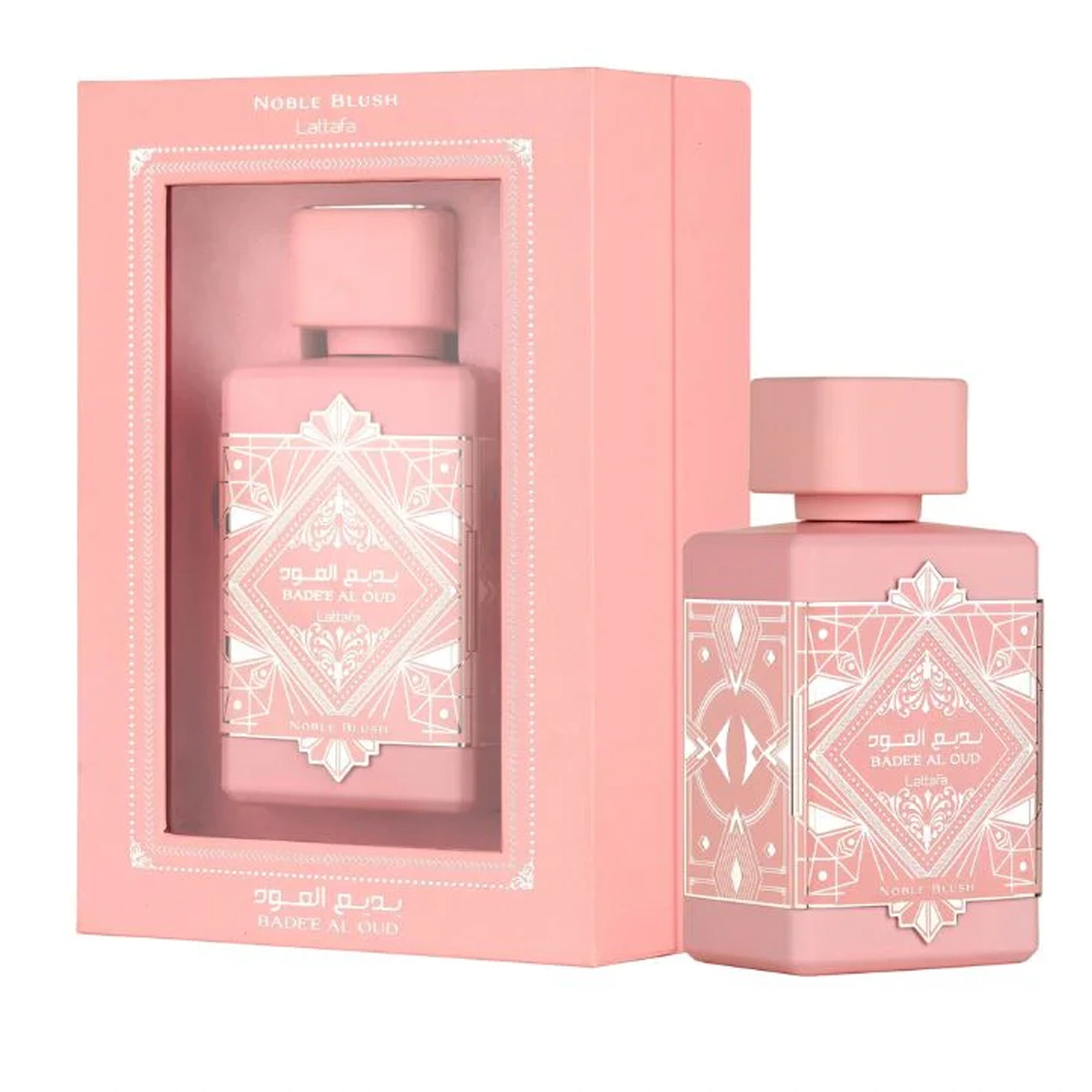 Bade'e Al Oud Noble Blush 3.4 oz Eau de Parfum for Women - Luxurious Floral Scent for Evening Events & Special Occasions