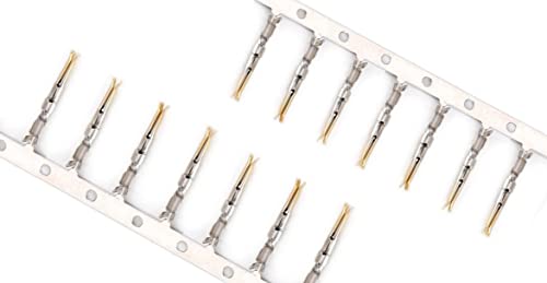 High Density D-Sub Crimp Pins - 50 PCS/Pack Female Connectors for Electronics & Industrial Use | Reliable PCB & Computer Wiring Solutions