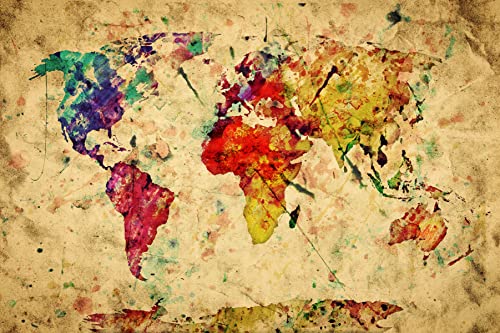 Clorful World Map