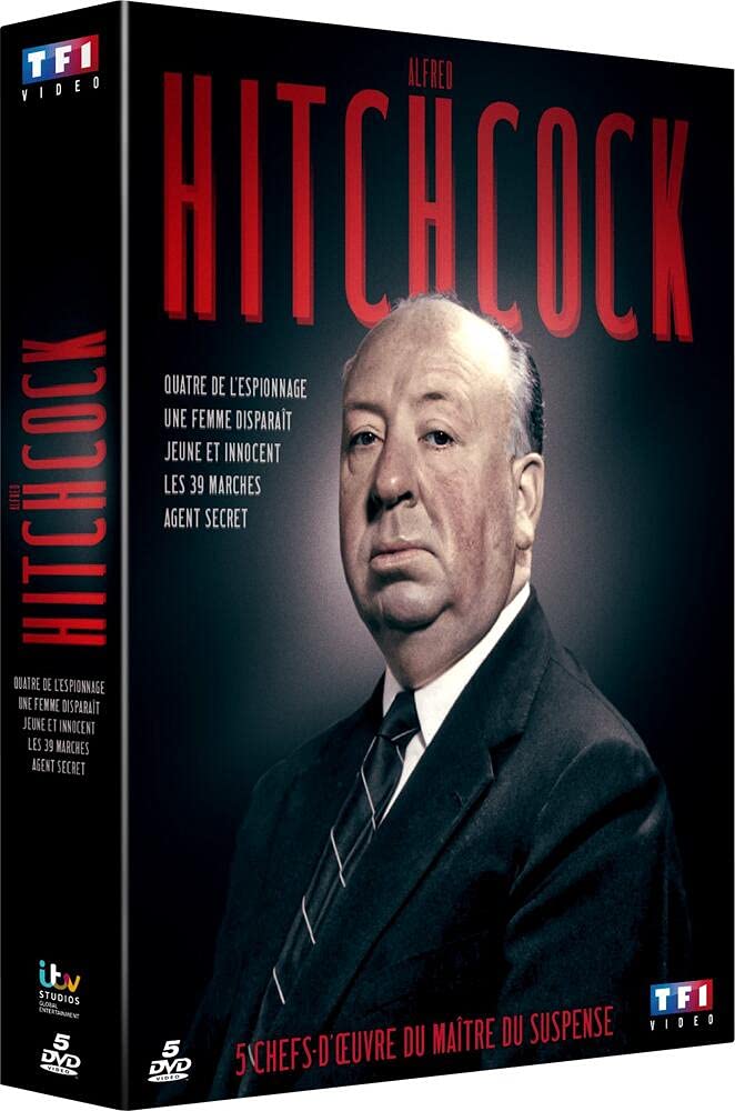 Alfred Hitchcock Master of Suspense Collection: The 39 Steps + The Secret Agent + Young and Innocent + The Lady Vanishes - Classic Thriller Movies for Movie Nights & Film Studies