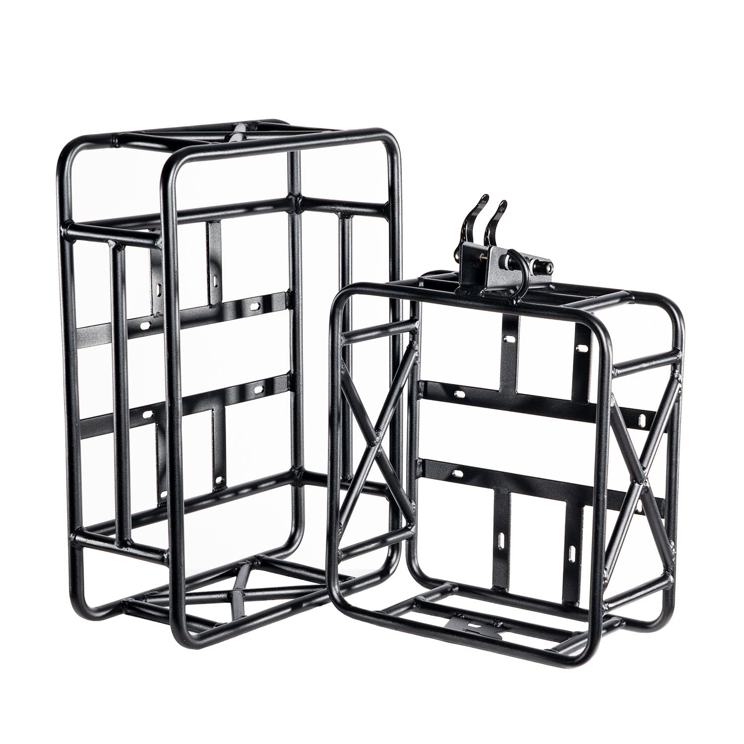 Rust-Proof Rattan Electric Bike Rear Basket - Compatible with Rattan LM/LF Ebike Models - Durable Bicycle Accessory for Women - Perfect for Grocery Shopping & Daily Commuting