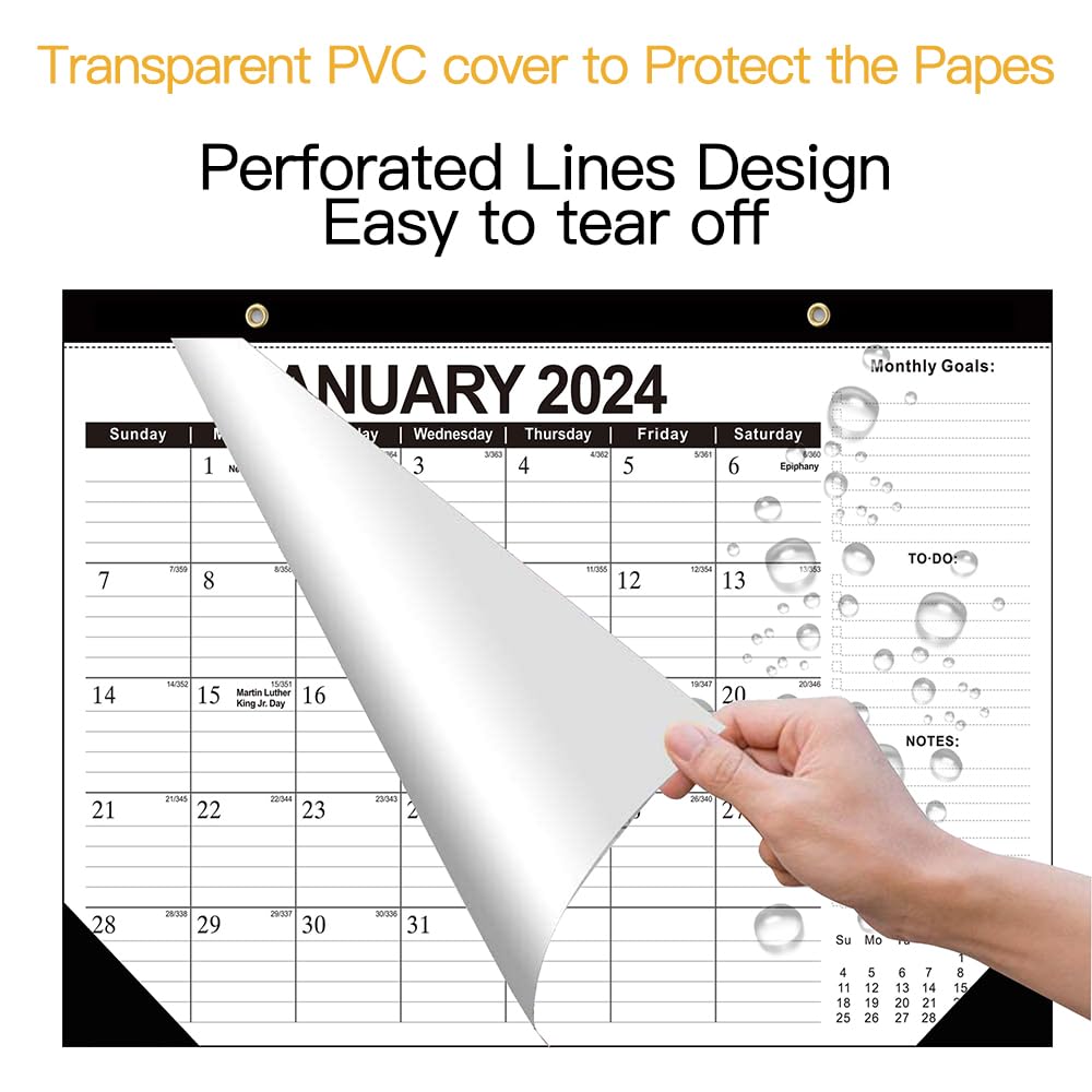 2024-2025 Large Desk Calendar Planner | 17