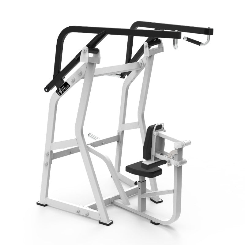 Pegasus 3S Plate Loaded Iso Lateral Front Lat Pulldown Machine - Gym Strength Training Equipment for Back & Arm Workouts - Perfect for Home & Commercial Use