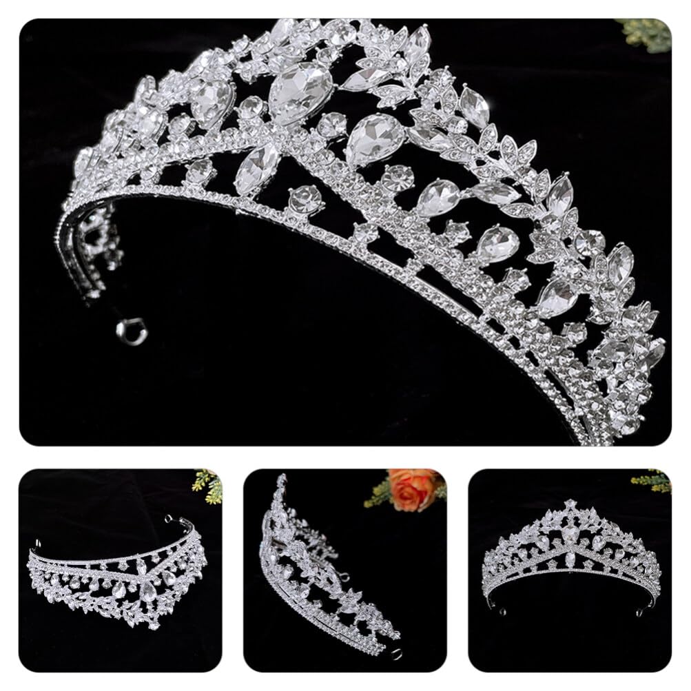 Beavorty Rhinestone Bridal Headband - Sparkling Hair Jewelry for Weddings, Prom, Birthday Parties | Perfect for Brides, Dances & Special Occasions