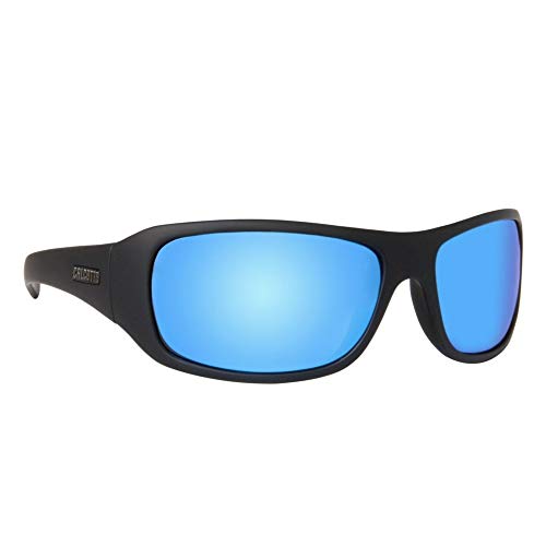Matte Black/Blue Mirror