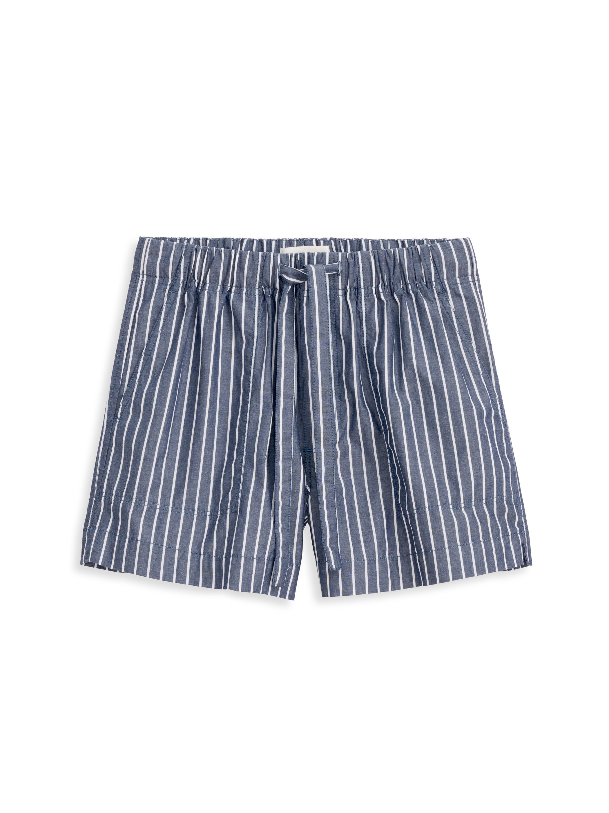 Montauk Striped Cotton Shorts for Men - Comfortable Summer Casual Wear for Beach, Pool & Outdoor Activities