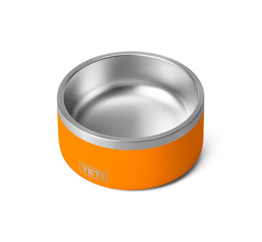Boomer 4 Dog Bowl - Non-Slip Stainless Steel Pet Food & Water Dish for Large Dogs - Perfect for Indoor, Outdoor & Travel Use