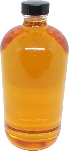 Premium Egyptian Sandalwood Scented Body Oil - 100% Natural Fragrance Oil for Massage, Aromatherapy & Skin Care (2lb Bottle with Brown Cap) - Perfect for Spa, Yoga & Relaxation at Home