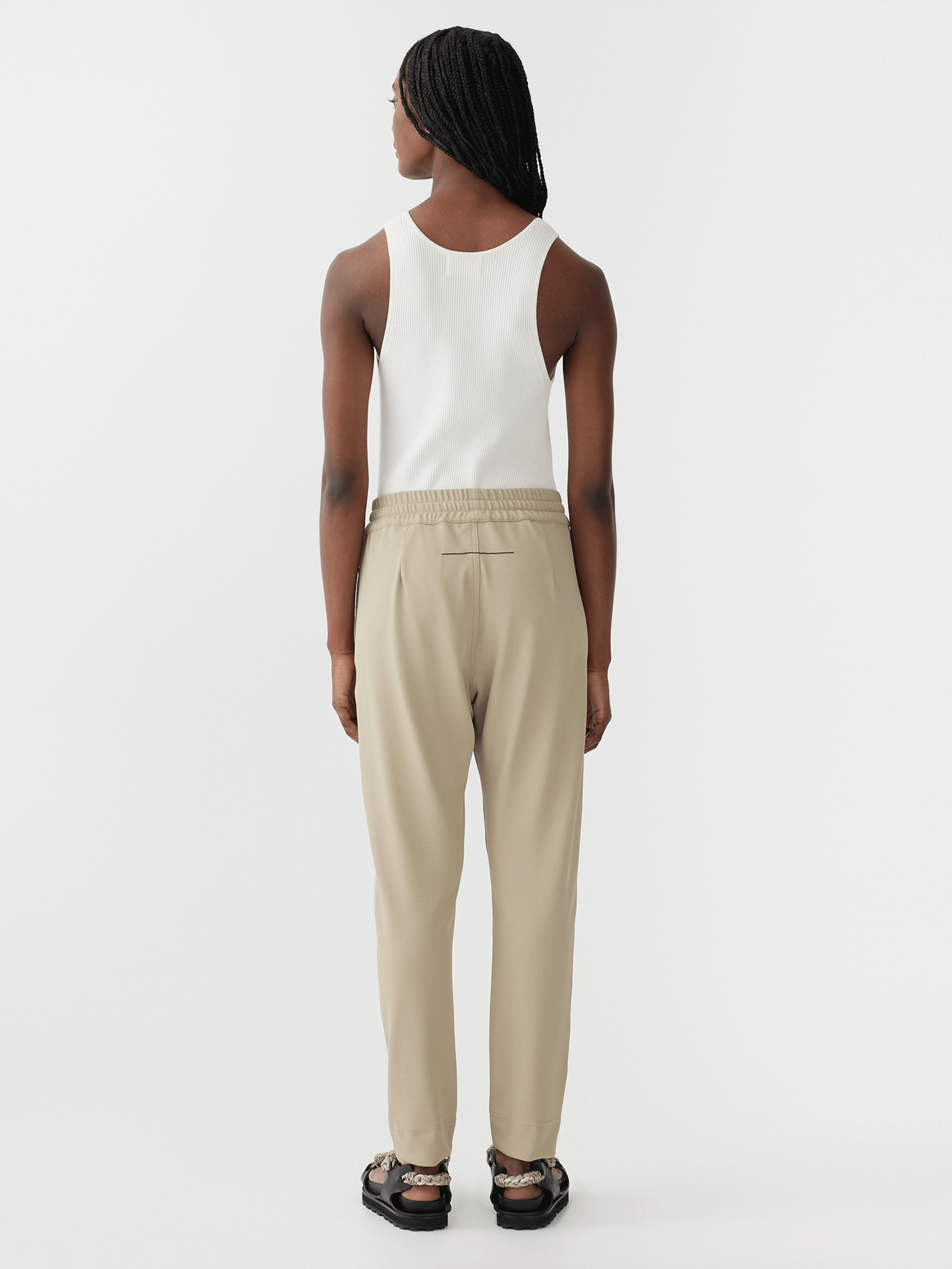Stretch Twill Tapered Pants for Men - Comfortable Slim Fit Chino Style Trousers | Perfect for Office, Casual Wear & Travel