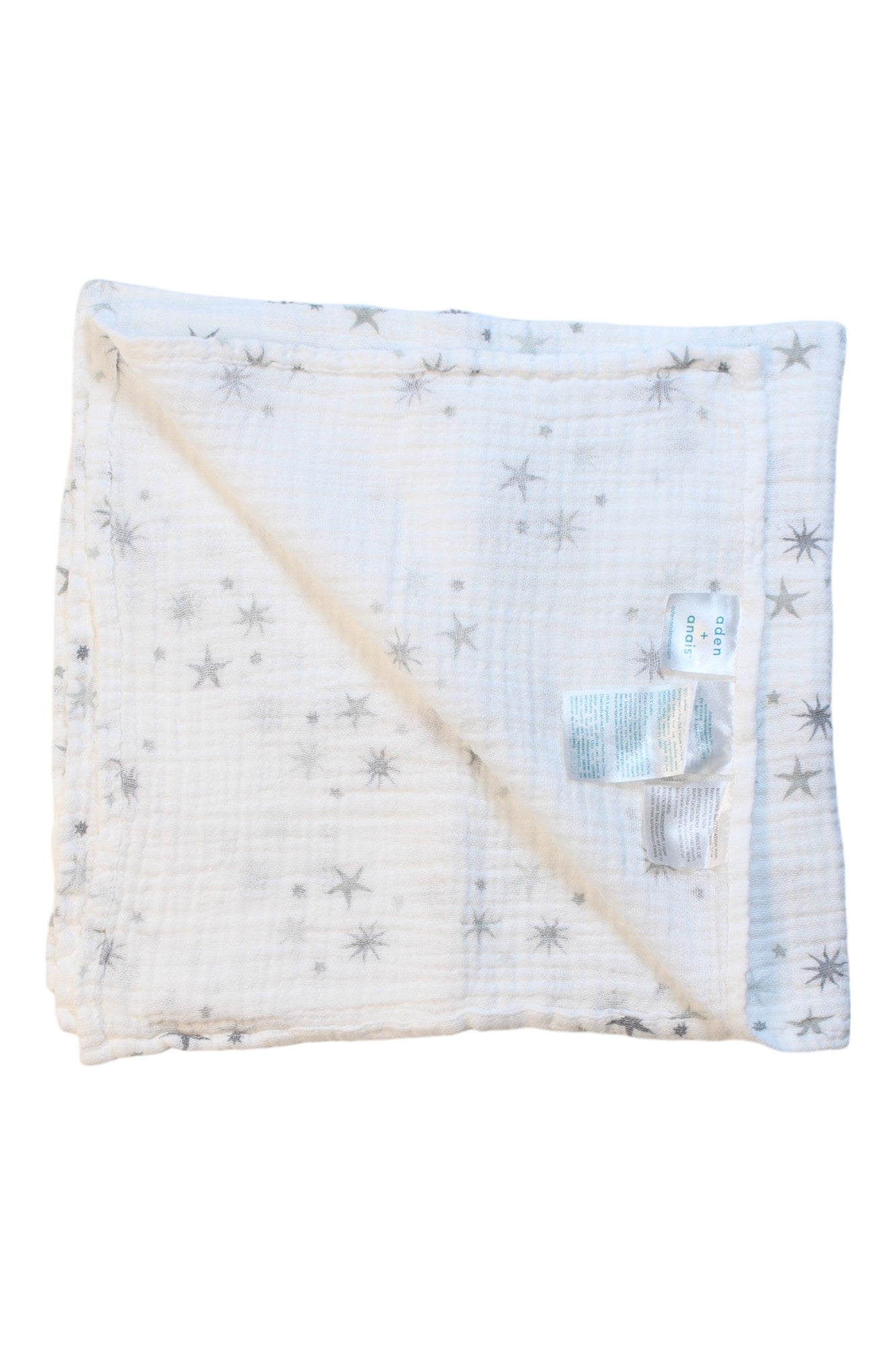 Aden & Anais Baby Swaddle Blanket - Soft Muslin Wrap - 60x60cm (24x24 inches) - Perfect for Newborns, Nursing, Stroller & Car Seat Cover