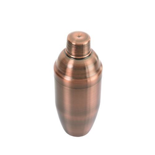 Premium Japanese Cocktail Shaker 24 oz - Barfly by Mercer M37039ACP Antique Copper - Perfect for Home Bars, Mixology & Professional Bartending