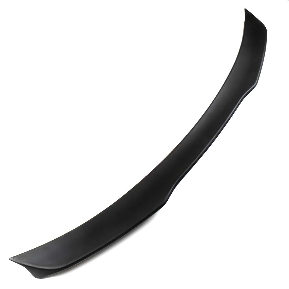 ABS Rear Trunk Lip Spoiler for 2015-2020 Ford Mustang - Matte Black Rear Deck Boot Wing - Enhances Aerodynamics & Sporty Look for Street Racing & Car Shows