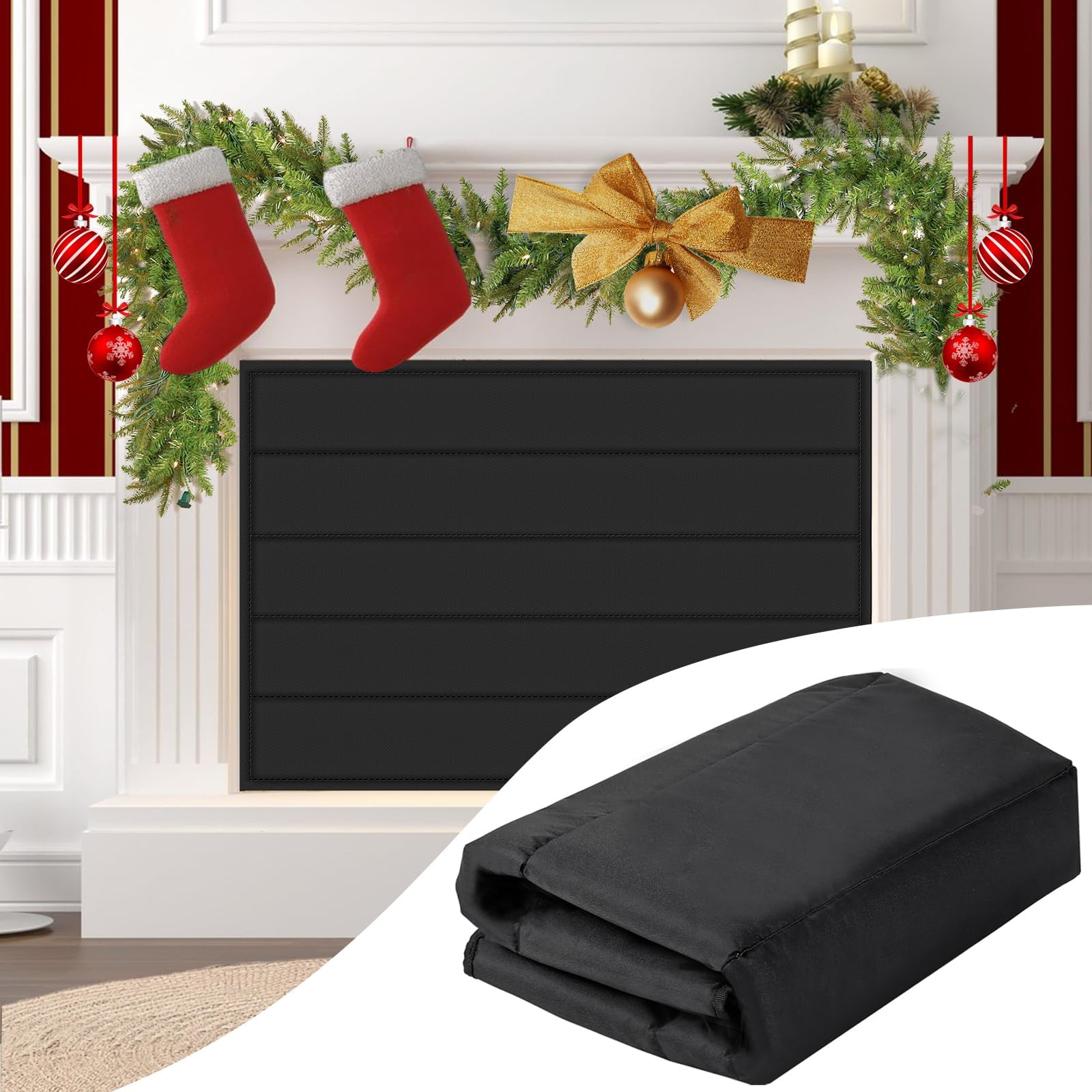 Magnetic Fireplace Cover - 37