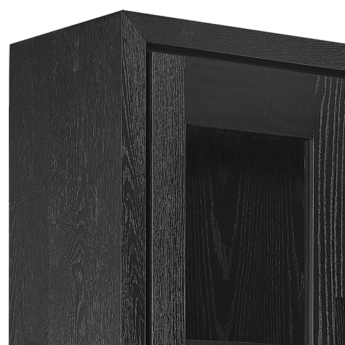 Artwood Hunter Cabinet - Black Wooden Storage Cabinet for Hunting Gear & Outdoor Equipment | Perfect for Gun Storage, Ammo Organization & Camping Accessories