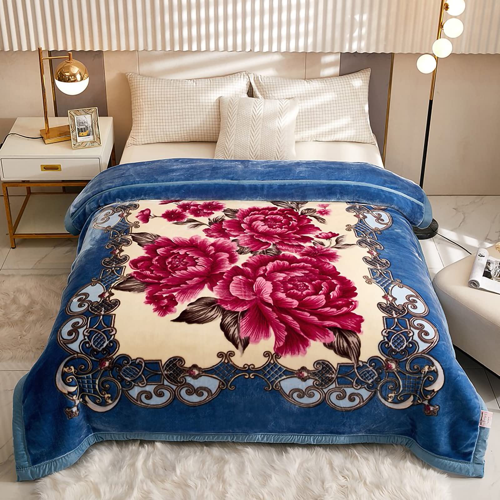 Premium Korean Mink Fleece Blanket - King Size 79