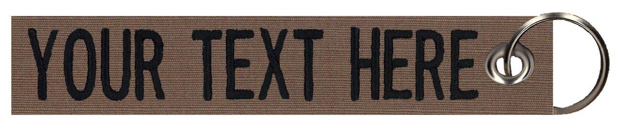 Custom Double Sided Grommeted Crate & Luggage Tags - 50+ Durable Fabric Options in Name Tape Material - Perfect for Travel, Pet Crates & Suitcase Identification