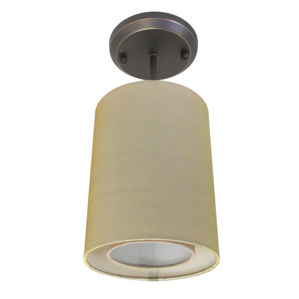 Z Lite Lighting 144 6T SF One Light Semi Flush Ceiling Mount in Olde Bronze Finish - Vintage Style Ceiling Light Fixture for Dining Room, Bedroom & Hallway Lighting