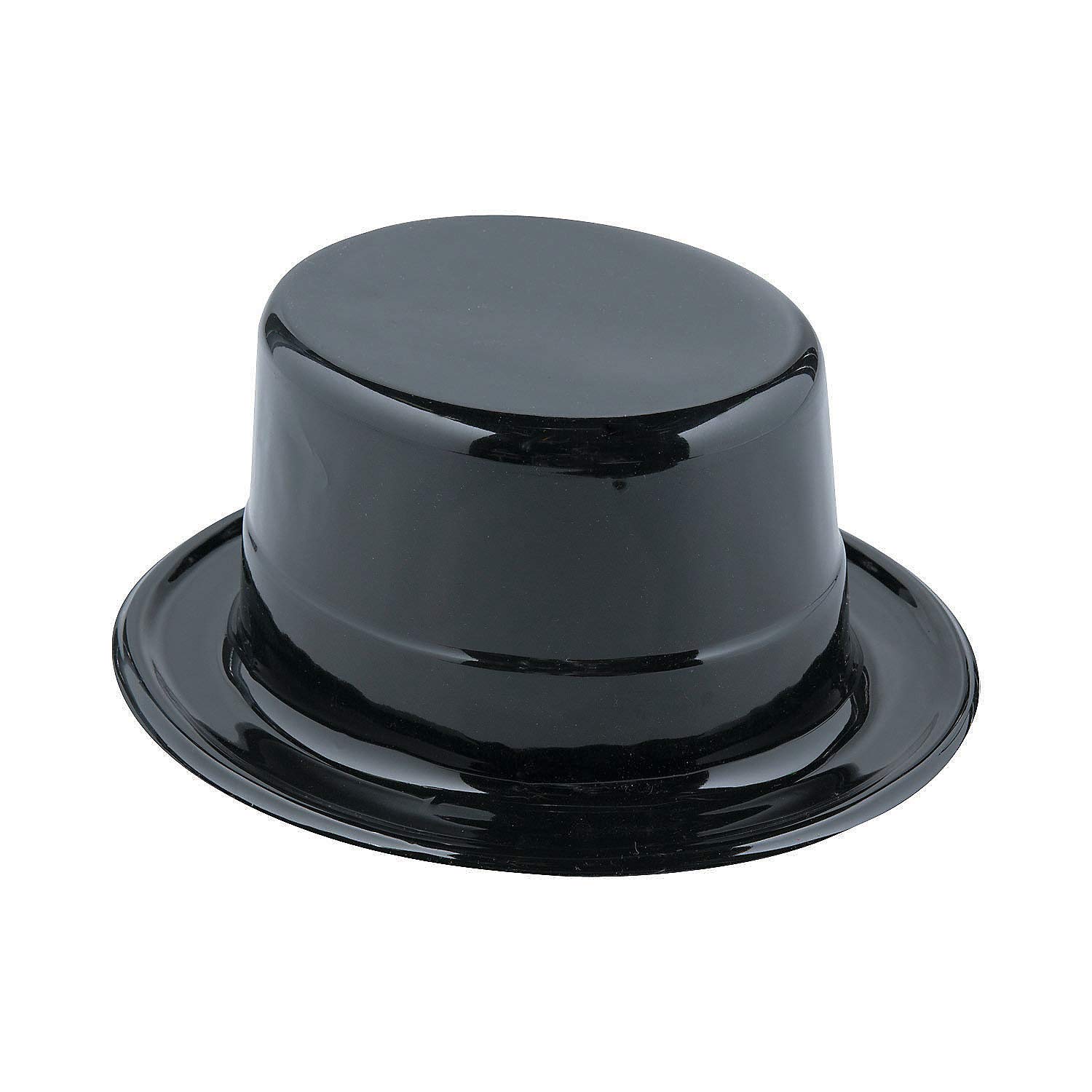 Adult Black Top Hat for Birthday Party & VBS Decor - 12 Pack