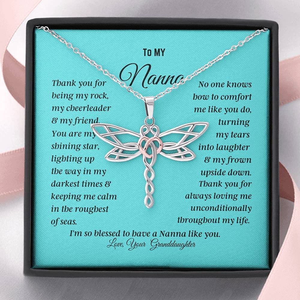 Personalized Dragonfly Necklace for Women - Inspirational Gift for Daughter, Wife, Mom - Valentine's Day, Anniversary & Birthday Jewelry Present - Perfect for Romantic Occasions & Mother-Daughter Bonding