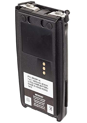Harris P5570 Replacement Battery - 7.4V 3600mAh Li-Polymer Rechargeable Battery for Two-Way Radios | Long-Lasting Power for Emergency Communication, Construction Sites & Outdoor Adventures