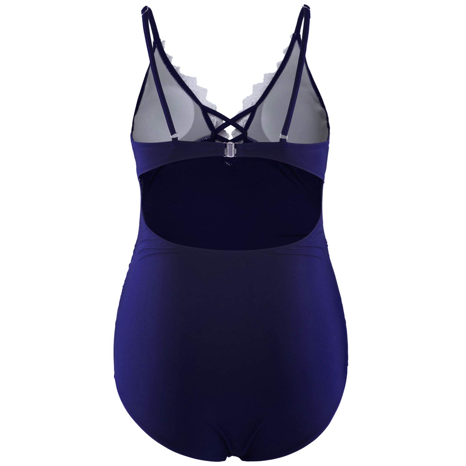 Maternity Lace One Piece Swimsuits - Pregnancy Bikini Swimwear for Beach, Pool & Maternity Photos | Comfortable & Stylish Maternity Bathing Suit