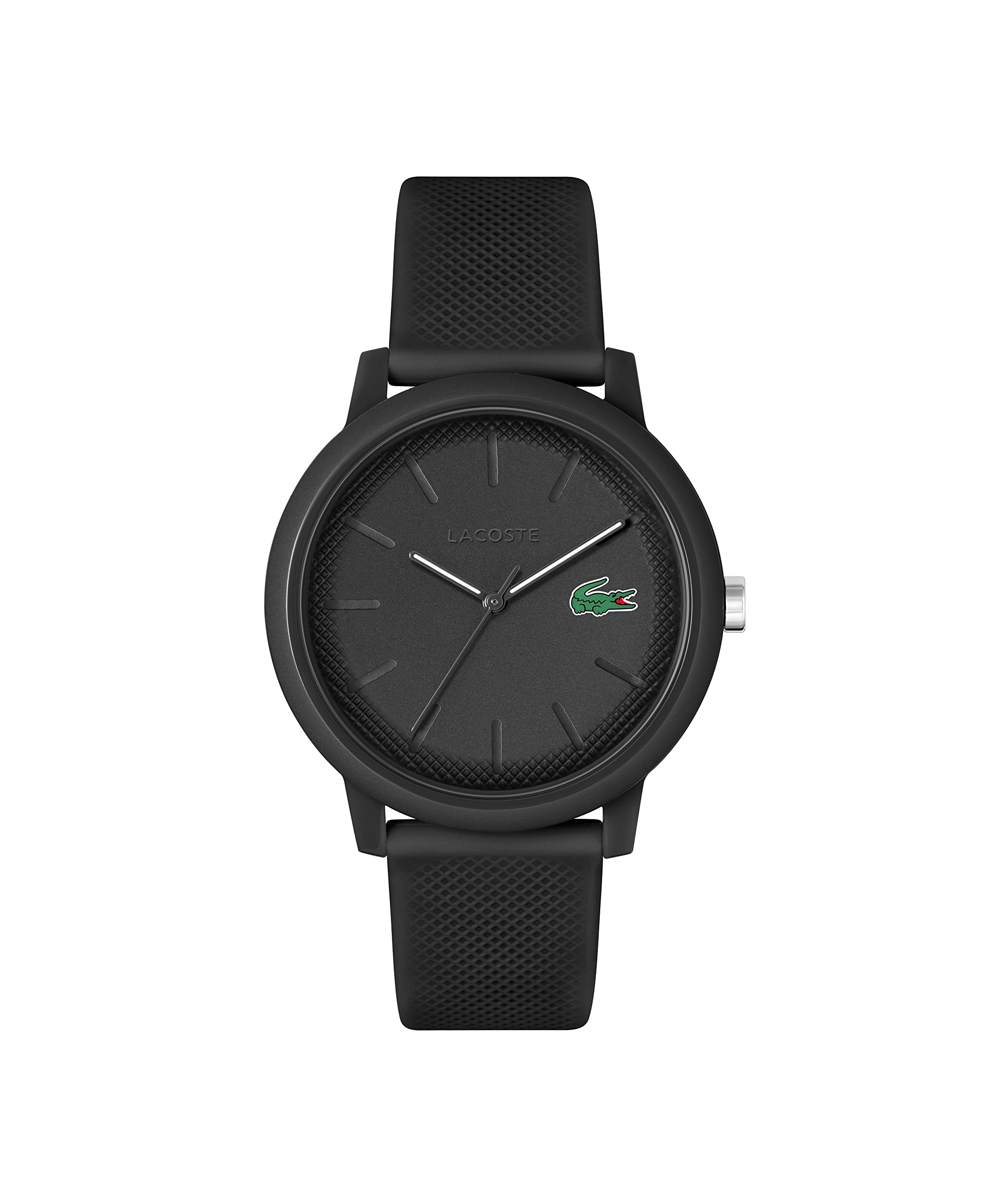 Lacoste Men's 12.12 Chrono Silicone Watch - Waterproof Casual & Sporty Wristwatch for Everyday Wear, Gym & Outdoor Activities