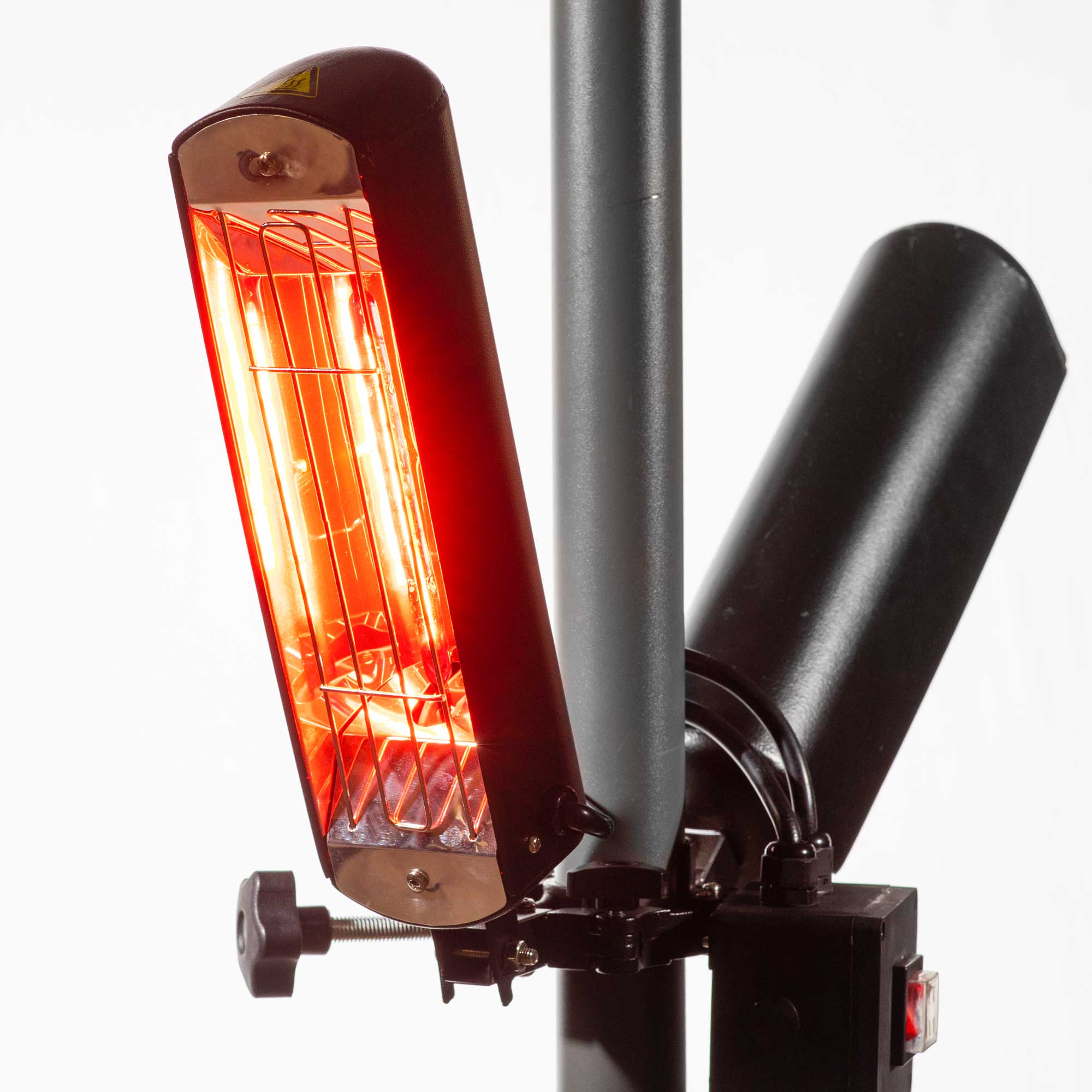 Portable Folding Patio Heater with Infrared Technology - 1600W Outdoor Gazebo & Parasol Heater - Ideal for Backyard, Garden, and Camping Use - Model DG176
