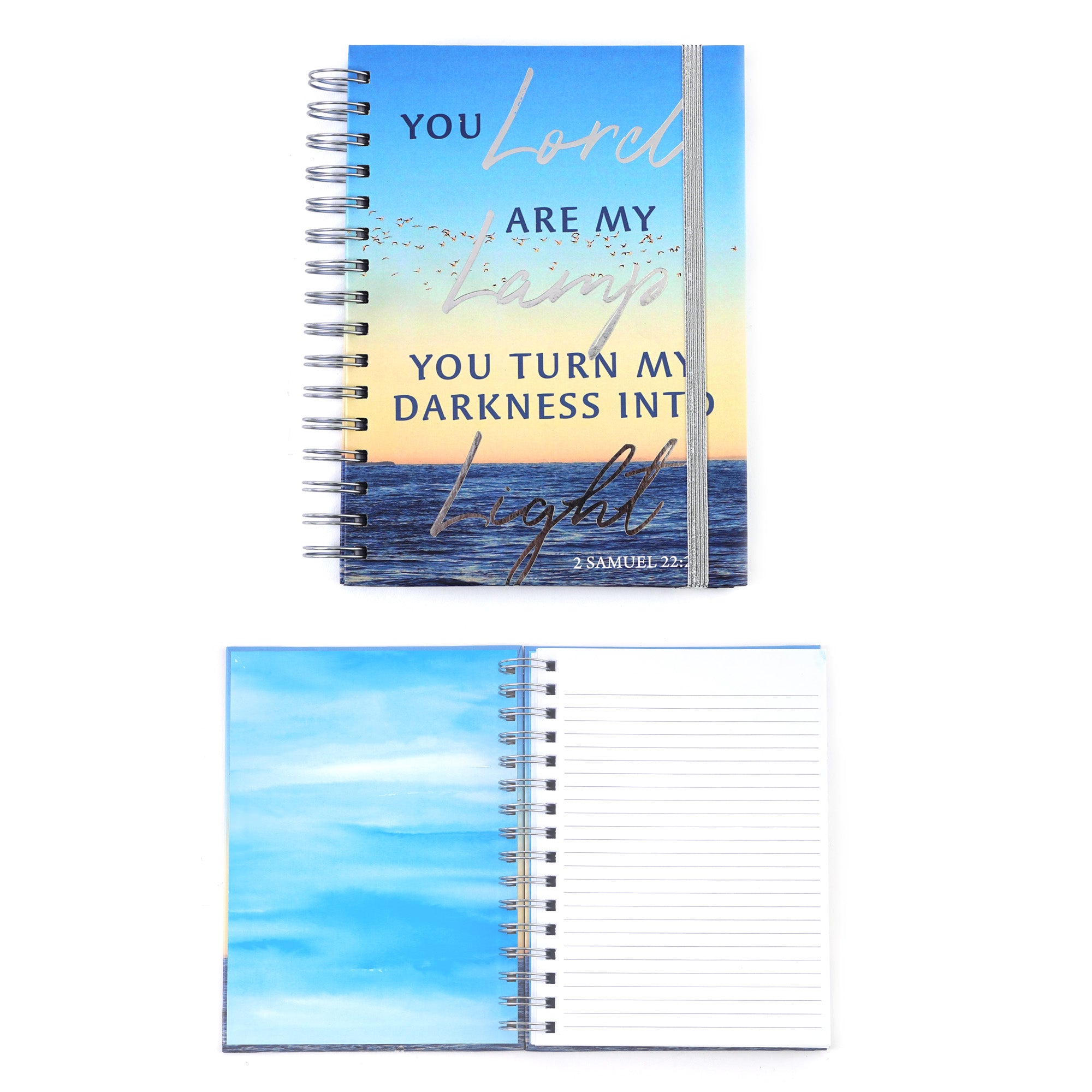 160-Sheet Jumbo Spiral Notebook with Hot Stamp Design - 8.5x6.25 Inches - Light Journal for Writing, Note Taking & Planning - Perfect for School, Office & Creative Projects